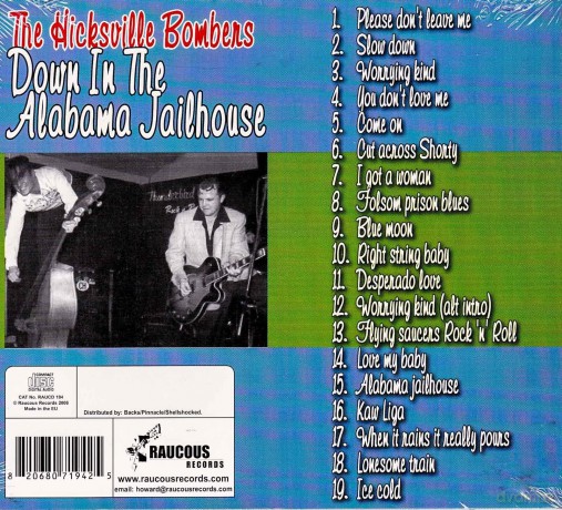 The Hicksville Bombers: Down In The Alabama Jailhouse [CD]