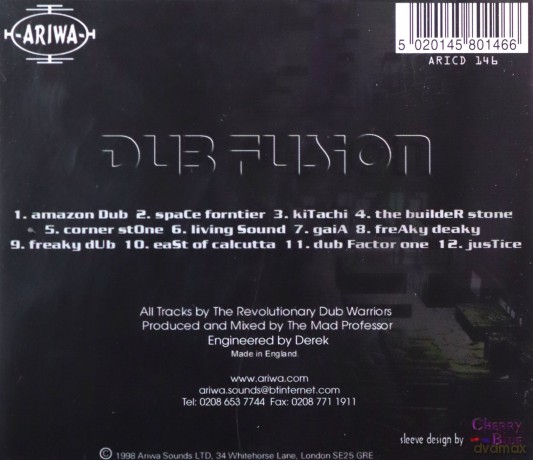 Revolutionary Dub Warriors Meet The Mad Professor: Dub Fusion - Reaction Dub Part 3 [CD]