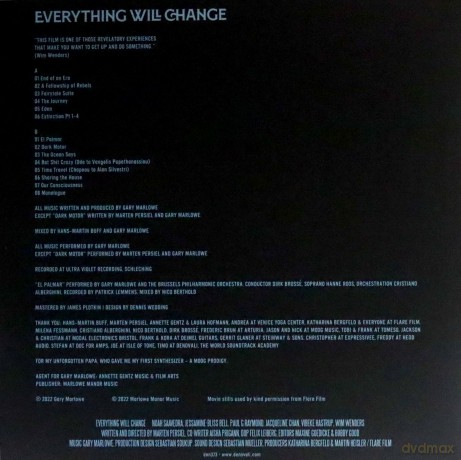 Gary Marlowe: Everything Will Change (Original Motion Picture Soundtrack) [Winyl]