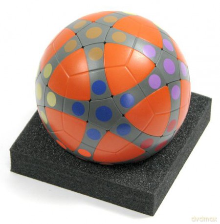 Ball.B łamigłówka z kropkami pomarańczowa [GRA]