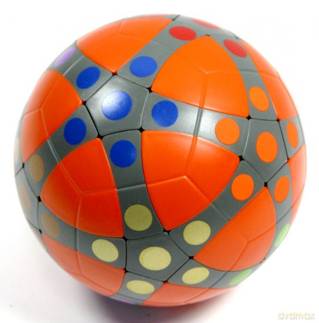 Ball.B łamigłówka z kropkami pomarańczowa [GRA]