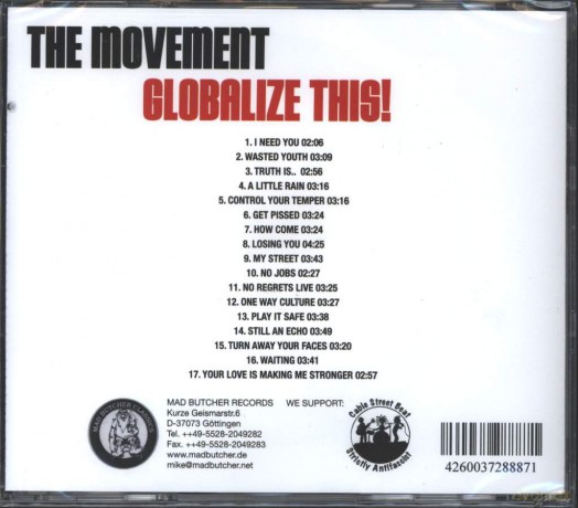 The Movement: Globalize This! [CD]