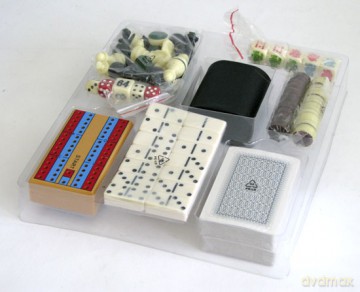 Zestaw 6 gier towarzyskich w walizce/etui [GRA]