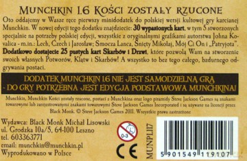 Munchkin 1,6 - Kości zostały rzucone [GRA]