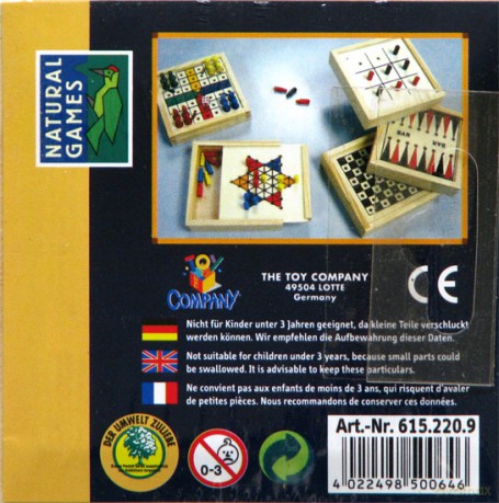 Warcaby drewniane wersja mini 9cm NG [GRA PLANSZOWA]