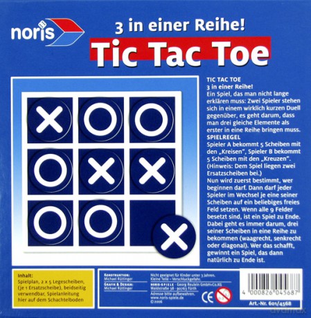 Tic Tac Toe Noris [GRA PLANSZOWA]