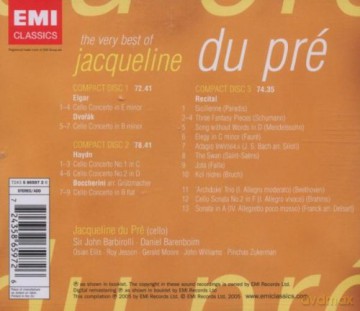 Du Pre: The Very Best Of Jacqueline Du Pre [3CD]