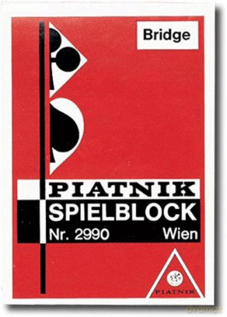 Bloczek brydżowy Piatnik mały 299094 [GRA]