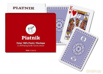 Karty 2360 - 100% Plastic Poker Regular Index [KARTY]