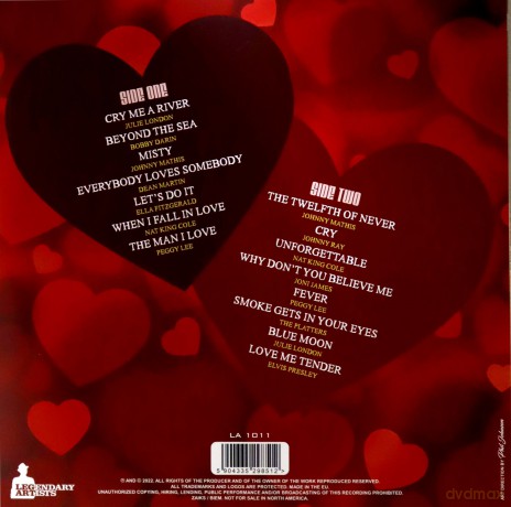 The Greatest Love Songs - Love Me Tender (Legendary Artists) [Winyl]