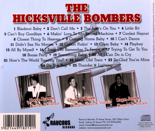 The Hicksville Bombers: The Hicksville Bombers [CD]