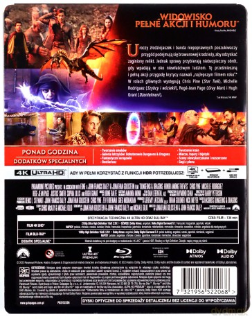 Dungeons & Dragons: Złodziejski honor (steelbook) [Blu-Ray 4K]+[Blu-Ray]