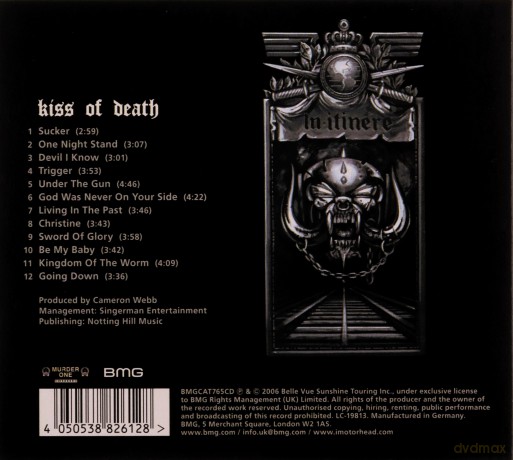 Motorhead: Kiss Of Death (digipack) [CD]