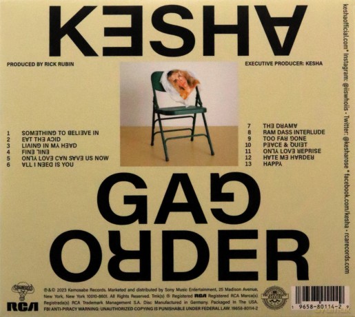 Kesha: Gag Order [CD]