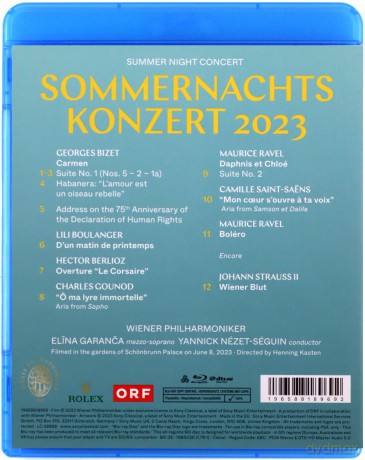 Yannick Nézet-Séguin & Wiener: Sommernachtskonzert 2023 / Summer Night Concert 2023 [Blu-Ray]