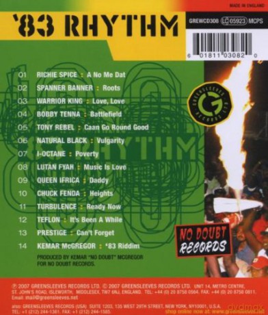 83 Rhythm [CD]
