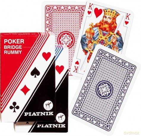 Karty brydżowe 1197 Poker-Bridge in Faltetui blue [KARTY]