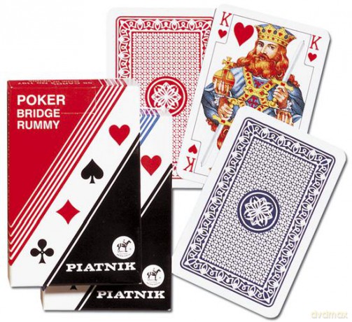 Karty brydżowe 1197 Poker-Bridge in Faltetui red [KARTY]
