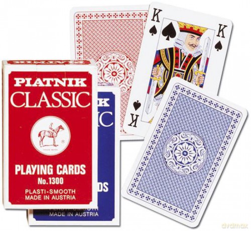 Karty brydżowe 1300 Classic red [KARTY]