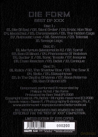 Die Form: Best Of Xxx [3CD]