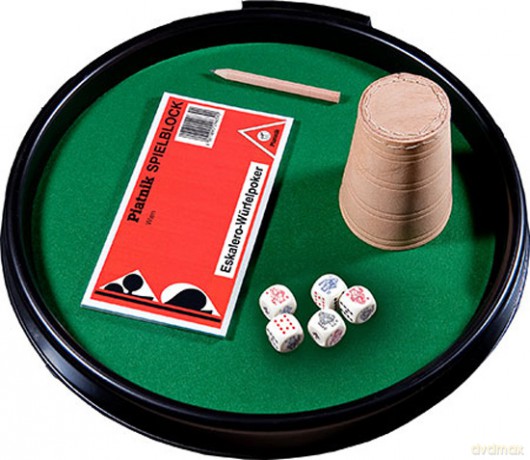 Kości pokerowe z tacką Piatnik [GRA]