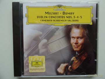 Dumay/Camerata Academica Salzburg: Mozart Vln.Ctos.3,4,5 [CD]