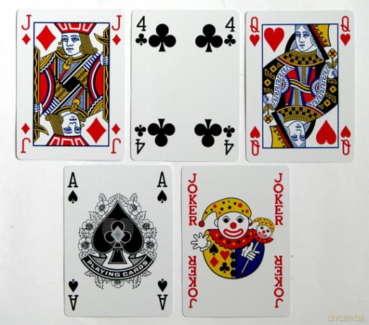 Karty pokerowe Premium czerwone 100% plastik [GRA]