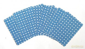 Karty pokerowe Premium niebieskie 100% plastik [GRA]