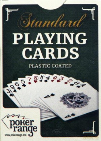 Karty pokerowe Standard czerwone plastikowane [GRA]