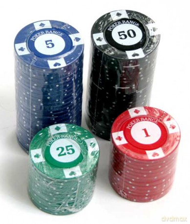 Żetony pokerowe Mini Standard 100 szt. 7,5g [GRA]