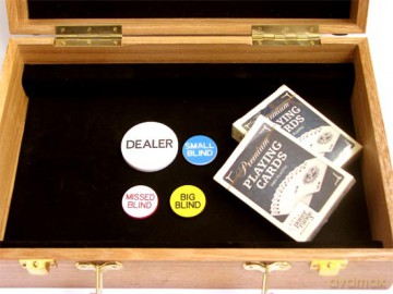 Żetony pokerowe Premium Drewno 300 szt. 14g [GRA]