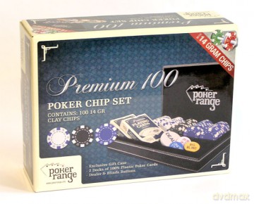 Żetony pokerowe Premium Skóra 100 szt. 14g [GRA]