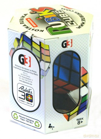 Kostka Rubika 3x3x3 KARTON HEX [GRA]