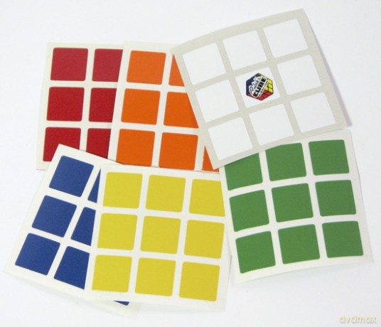 Naklejki na kostkę 3x3x3 [GRA]