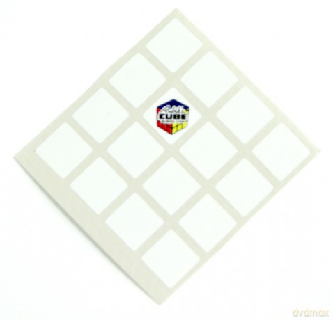 Naklejki z logo Rubik na kostkę 4x4x4 [GRA]