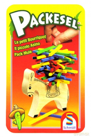 SCHMIDT SPIELE Balansujący osiołek w metalowej puszce [GRA]