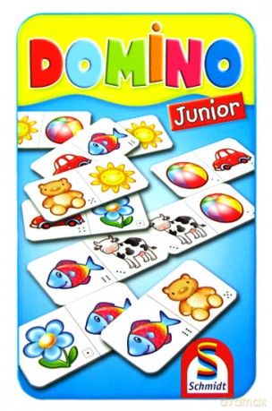 Domino Junior w metalowej puszce [GRA]