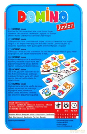 Domino Junior w metalowej puszce [GRA]
