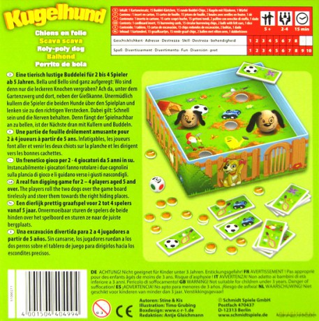 SCHMIDT SPIELE Roly Poly Dog (Easy Play) [GRA]