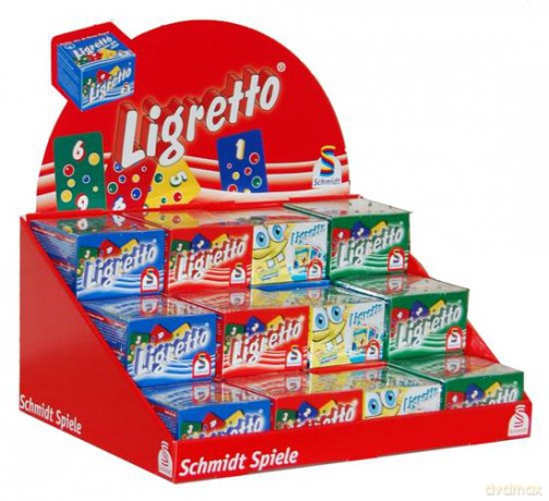 SCHMIDT SPIELE Ligretto MIX wzorów - DISPLAY - 24 szt. [GRA]