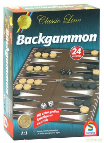 SCHMIDT SPIELE Backgammon (Linia klasyczna) [GRA PLANSZOWA]