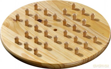 SCHMIDT SPIELE Samotnik drewniany duży (edycja rodzinna) [GRA PLANSZOWA]