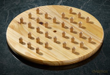 SCHMIDT SPIELE Samotnik drewniany duży (edycja rodzinna) [GRA PLANSZOWA]