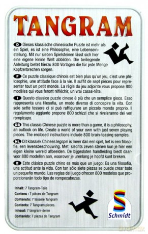 Tangram w metalowej puszce [GRA PLANSZOWA]
