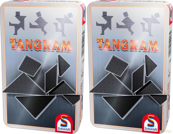 Tangram w metalowej puszce [GRA PLANSZOWA]