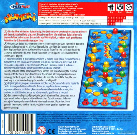 Numeri (Easy Play) [GRA PLANSZOWA]