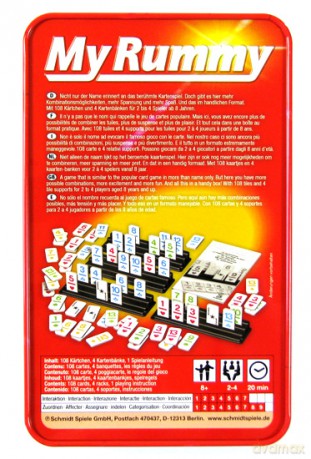 Rummy w metalowej puszce [GRA PLANSZOWA]