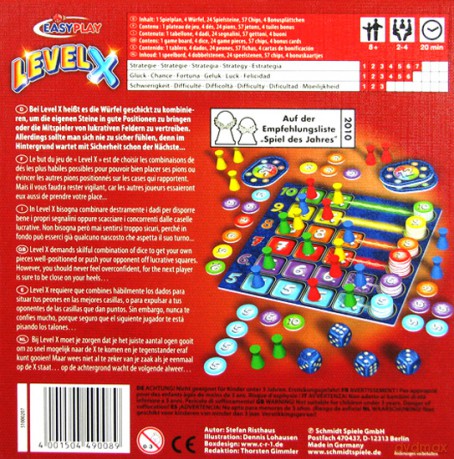 SCHMIDT SPIELE Level X (Easy Play) [GRA]