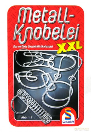 Łamigłówki druciane XXL w metalowej puszce [GRA]