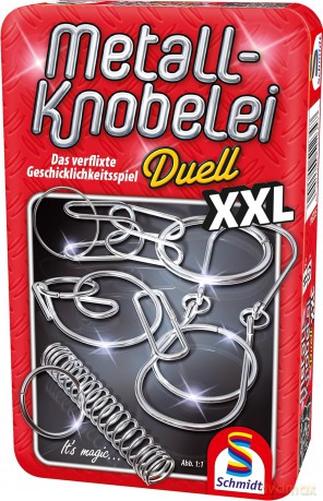 Łamigłówki druciane XXL w metalowej puszce [GRA]